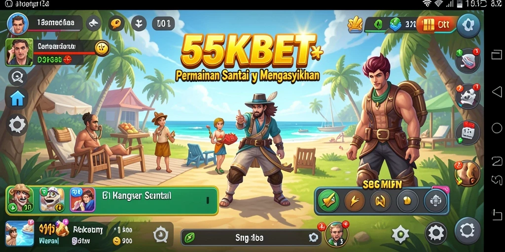 Tangkapan layar <strong>55KBET</strong> menunjukkan gameplay yang mengasyikkan dan penuh warna.