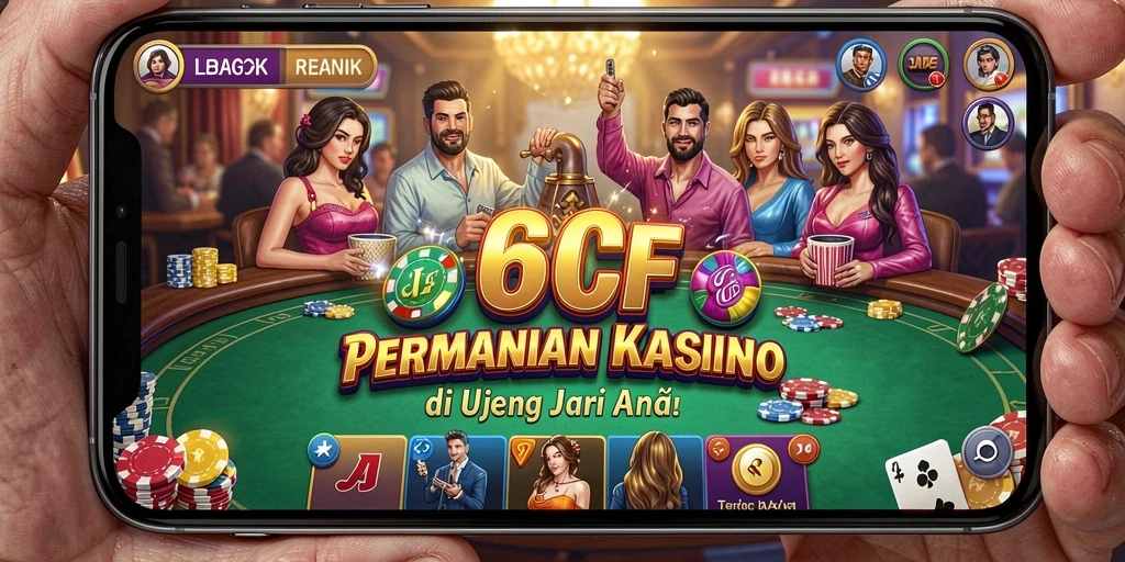 Tampilan gameplay menarik dari 6CF yang penuh warna.