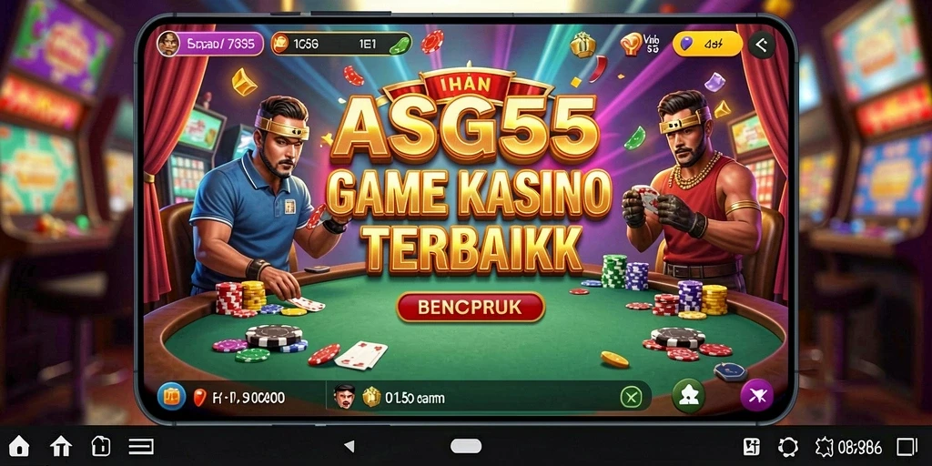 Screenshot ASG55 menampilkan gameplay kasino yang menarik.