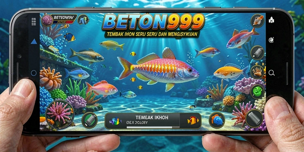 Tampilan gameplay <strong>BETON999</strong> yang mendebarkan saat menembak ikan.