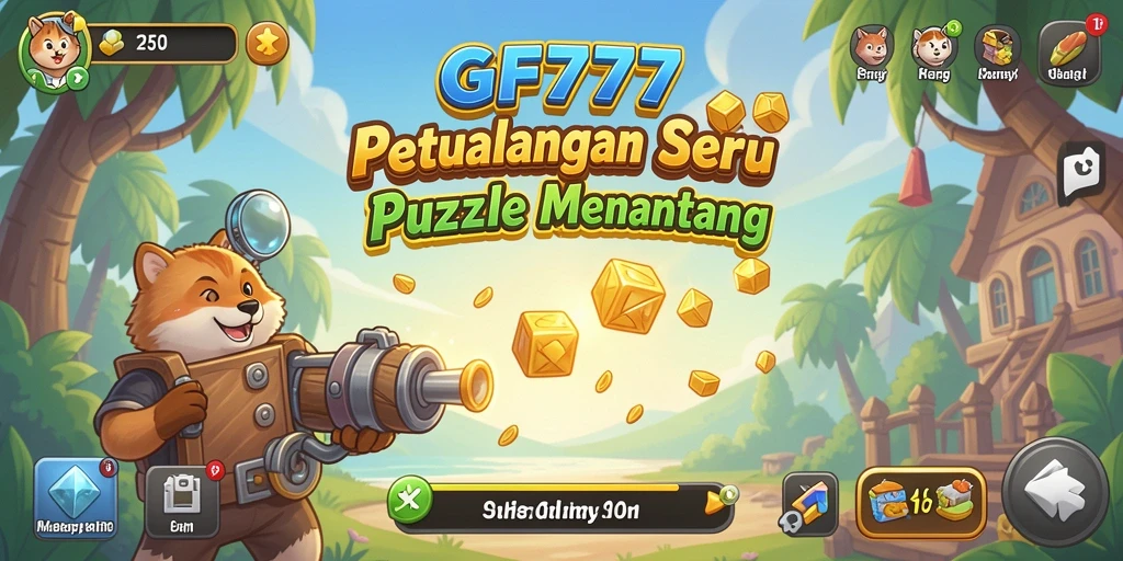 Gameplay GF777 yang unik dan menantang dalam puzzle.