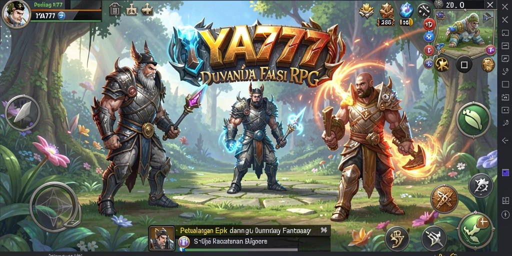 Tangkapan layar gameplay RPG IYA777 yang mendebarkan dan penuh aksi.
