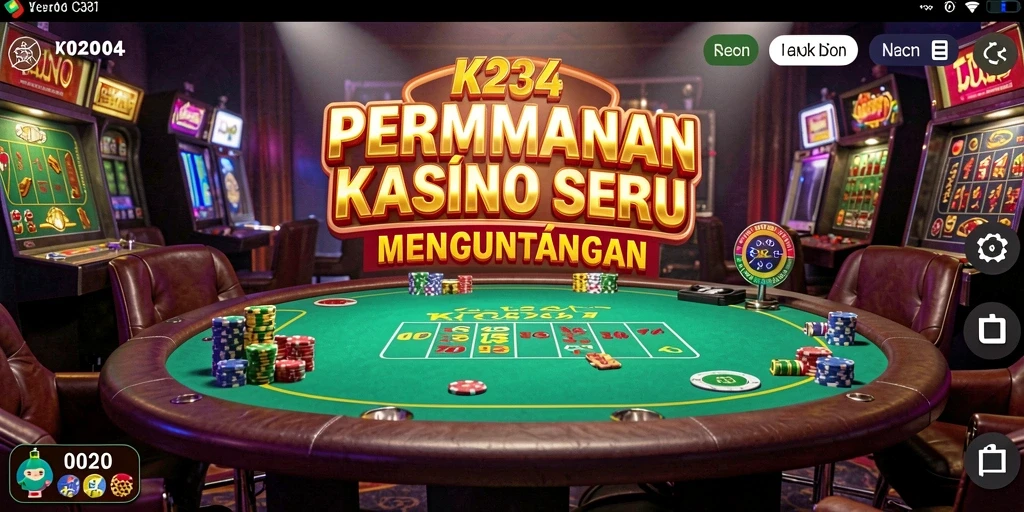 Screenshot K234 menampilkan gameplay Kasino yang menarik dan interaktif.