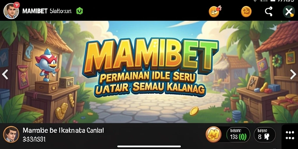 Screenshot MAMIBET menampilkan gameplay Idle yang seru dan menarik.
