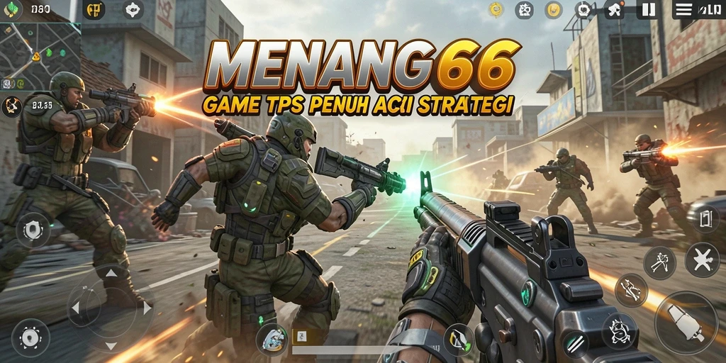 Tangkapan layar menampilkan aksi menegangkan dalam gameplay TPS.
