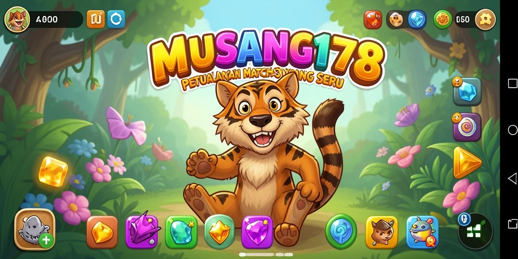 Tampilan gameplay seru dalam MUSANG178 yang menantang.