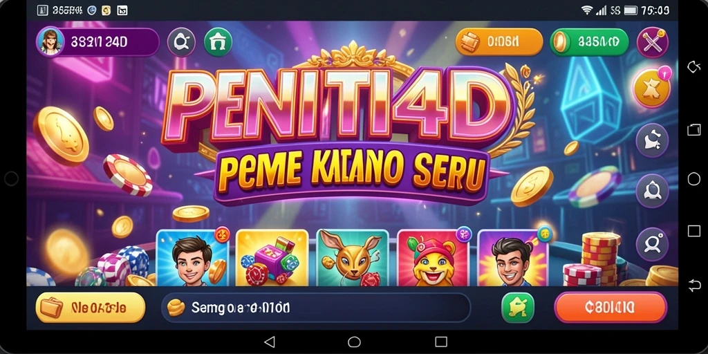 Screenshot utama PENITI4D menampilkan gameplay kasino yang menarik.