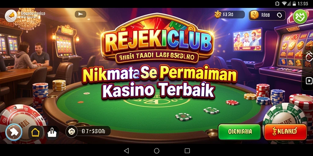 Gameplay seru dan menegangkan dalam REJEKICLUB Kasino.