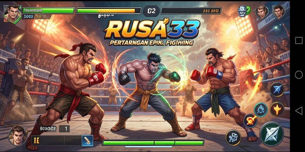 Gameplay RUSA33 yang intens dengan pertarungan menakjubkan.