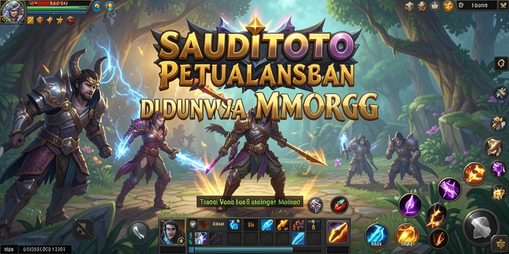 Tampilan aksi seru di dunia MMORPG SAUDITOTO.